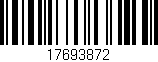 Código de barras (EAN, GTIN, SKU, ISBN): '17693872'
