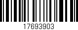 Código de barras (EAN, GTIN, SKU, ISBN): '17693903'