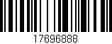 Código de barras (EAN, GTIN, SKU, ISBN): '17696888'