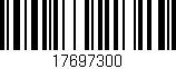 Código de barras (EAN, GTIN, SKU, ISBN): '17697300'