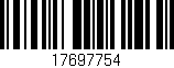 Código de barras (EAN, GTIN, SKU, ISBN): '17697754'