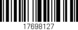 Código de barras (EAN, GTIN, SKU, ISBN): '17698127'