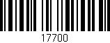 Código de barras (EAN, GTIN, SKU, ISBN): '17700'