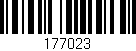 Código de barras (EAN, GTIN, SKU, ISBN): '177023'