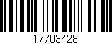 Código de barras (EAN, GTIN, SKU, ISBN): '17703428'