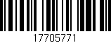 Código de barras (EAN, GTIN, SKU, ISBN): '17705771'