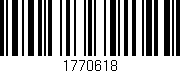 Código de barras (EAN, GTIN, SKU, ISBN): '1770618'