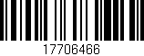 Código de barras (EAN, GTIN, SKU, ISBN): '17706466'