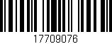 Código de barras (EAN, GTIN, SKU, ISBN): '17709076'