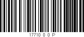 Código de barras (EAN, GTIN, SKU, ISBN): '17710_0_0_P'