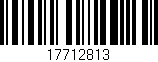 Código de barras (EAN, GTIN, SKU, ISBN): '17712813'