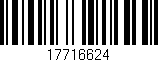 Código de barras (EAN, GTIN, SKU, ISBN): '17716624'