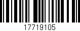 Código de barras (EAN, GTIN, SKU, ISBN): '17719105'