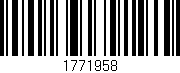 Código de barras (EAN, GTIN, SKU, ISBN): '1771958'