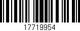 Código de barras (EAN, GTIN, SKU, ISBN): '17719954'