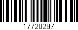 Código de barras (EAN, GTIN, SKU, ISBN): '17720297'