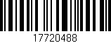 Código de barras (EAN, GTIN, SKU, ISBN): '17720488'