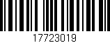Código de barras (EAN, GTIN, SKU, ISBN): '17723019'