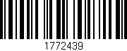 Código de barras (EAN, GTIN, SKU, ISBN): '1772439'