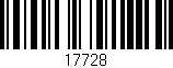 Código de barras (EAN, GTIN, SKU, ISBN): '17728'