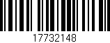 Código de barras (EAN, GTIN, SKU, ISBN): '17732148'