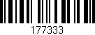 Código de barras (EAN, GTIN, SKU, ISBN): '177333'