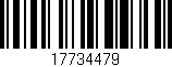 Código de barras (EAN, GTIN, SKU, ISBN): '17734479'