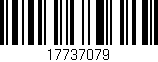 Código de barras (EAN, GTIN, SKU, ISBN): '17737079'