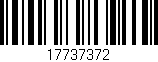 Código de barras (EAN, GTIN, SKU, ISBN): '17737372'