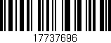 Código de barras (EAN, GTIN, SKU, ISBN): '17737696'