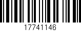 Código de barras (EAN, GTIN, SKU, ISBN): '17741146'