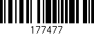 Código de barras (EAN, GTIN, SKU, ISBN): '177477'