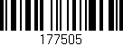 Código de barras (EAN, GTIN, SKU, ISBN): '177505'