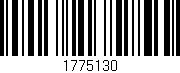 Código de barras (EAN, GTIN, SKU, ISBN): '1775130'