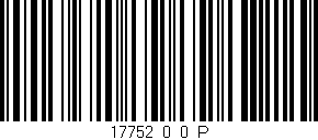 Código de barras (EAN, GTIN, SKU, ISBN): '17752_0_0_P'