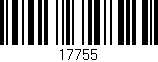 Código de barras (EAN, GTIN, SKU, ISBN): '17755'