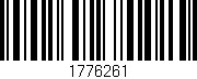 Código de barras (EAN, GTIN, SKU, ISBN): '1776261'