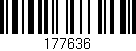 Código de barras (EAN, GTIN, SKU, ISBN): '177636'