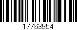 Código de barras (EAN, GTIN, SKU, ISBN): '17763954'