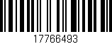 Código de barras (EAN, GTIN, SKU, ISBN): '17766493'