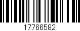 Código de barras (EAN, GTIN, SKU, ISBN): '17766582'