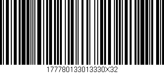 Código de barras (EAN, GTIN, SKU, ISBN): '177780133013330X32'