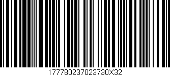 Código de barras (EAN, GTIN, SKU, ISBN): '177780237023730X32'