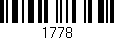 Código de barras (EAN, GTIN, SKU, ISBN): '1778'
