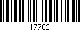 Código de barras (EAN, GTIN, SKU, ISBN): '17782'