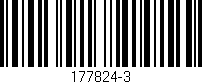 Código de barras (EAN, GTIN, SKU, ISBN): '177824-3'