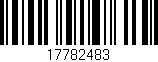 Código de barras (EAN, GTIN, SKU, ISBN): '17782483'