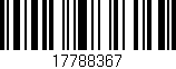 Código de barras (EAN, GTIN, SKU, ISBN): '17788367'