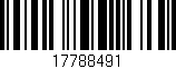 Código de barras (EAN, GTIN, SKU, ISBN): '17788491'