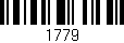 Código de barras (EAN, GTIN, SKU, ISBN): '1779'